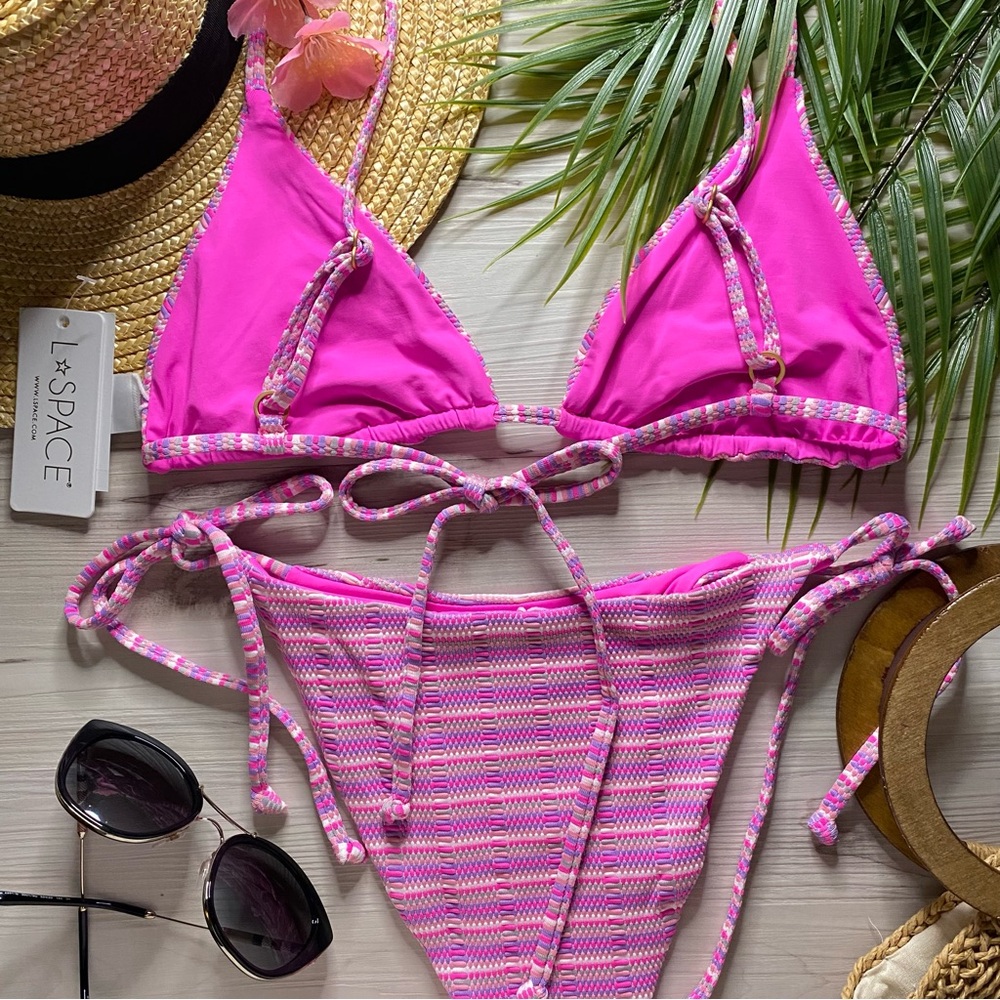 L*SPACE String Bikini SET 👙 Top + Bottom - Picture 12 of 17